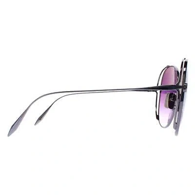 Pre-owned Dita Sunglasses Arohz Dts156-a-02 Lilac Chrome Dark To Light Lavender Gradient In Silver