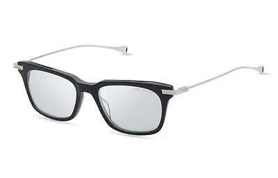 Pre-owned Dita Dlx437-a-02 Lsa-437 Navy - Silver Eyeglasses In Clear Lens
