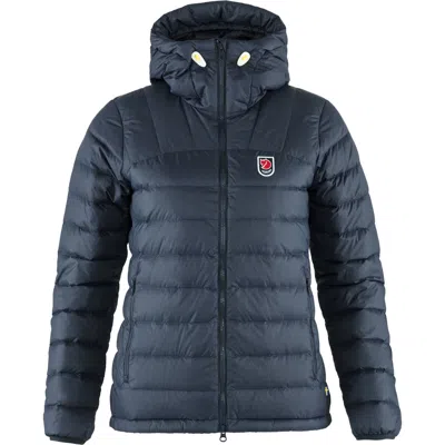 Pre-owned Fjall Raven Fjallraven Expedition Pack Down Hoodie - Women's - Medium / Navy In Blue