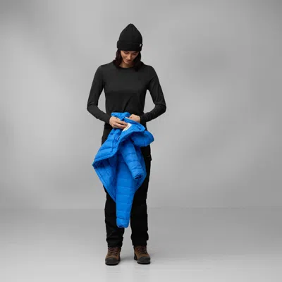 Pre-owned Fjall Raven Fjallraven Expedition Pack Down Hoodie - Women's - Medium / Navy In Blue