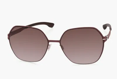 Pre-owned Ic! Berlin Brand Ic Berlin Sunglasses Jacy C. Millenniplum For Women In Red
