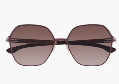 Pre-owned Ic! Berlin Brand Ic Berlin Sunglasses Jacy C. Millenniplum For Women In Red