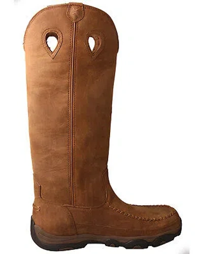Pre-owned Twisted X Men's 17&quot; Viperguard Waterproof Snake Boot - Mhkwbs1 In Brown