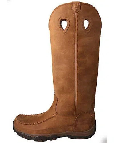 Pre-owned Twisted X Men's 17&quot; Viperguard Waterproof Snake Boot - Mhkwbs1 In Brown