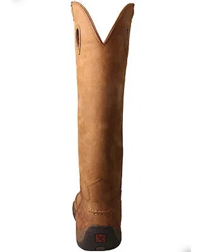 Pre-owned Twisted X Men's 17&quot; Viperguard Waterproof Snake Boot - Mhkwbs1 In Brown