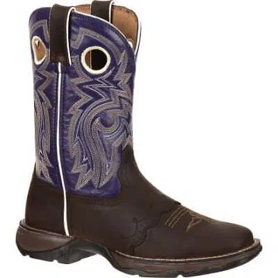 Pre-owned Durango Women's 10" Lady™ Rebel By  Western Boot Twilight N' Lace - Rd357 In Twilight/ Lace
