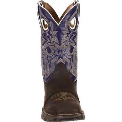 Pre-owned Durango Women's 10" Lady™ Rebel By  Western Boot Twilight N' Lace - Rd357 In Twilight/ Lace
