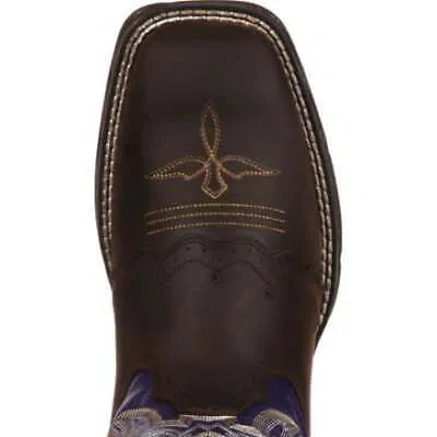 Pre-owned Durango Women's 10" Lady™ Rebel By  Western Boot Twilight N' Lace - Rd357 In Twilight/ Lace