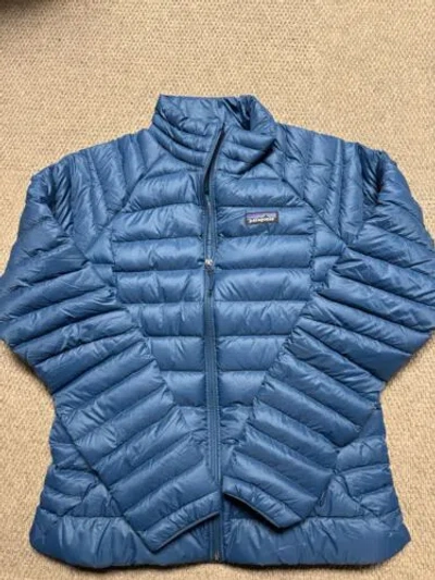 Pre-owned Patagonia ?nwt $279  Woman's Down Sweater Jacket Size M Lagom Blue In Logam Blue