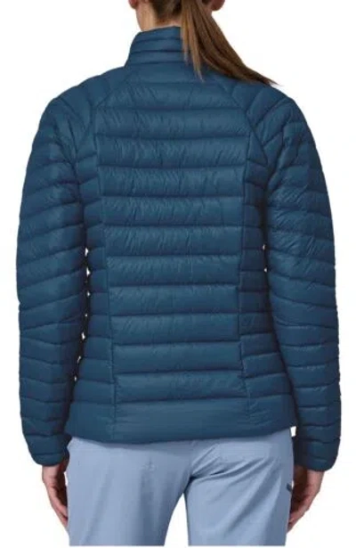 Pre-owned Patagonia ?nwt $279  Woman's Down Sweater Jacket Size M Lagom Blue In Logam Blue