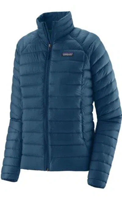 Pre-owned Patagonia ?nwt $279  Woman's Down Sweater Jacket Size M Lagom Blue In Logam Blue