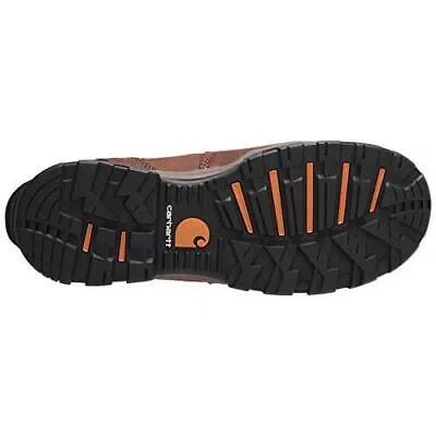 Pre-owned Carhartt Men's 8" Ground Force Soft Toe Eh Insulated Waterproof Work Boots Brown