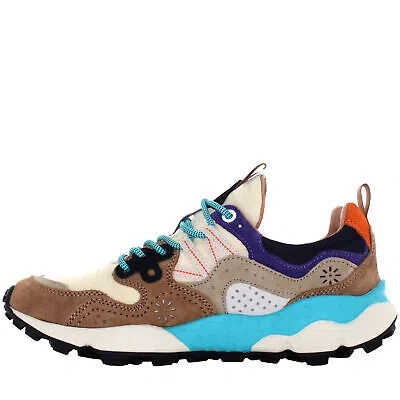 Pre-owned Flower Mountain A24us Women Low Sneakers 0012017818.01.2e31 Yamano 3 Uni In Brown