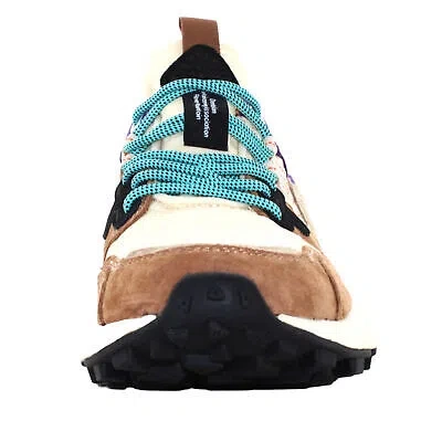 Pre-owned Flower Mountain A24us Women Low Sneakers 0012017818.01.2e31 Yamano 3 Uni In Brown