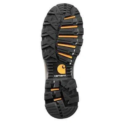 Pre-owned Carhartt Men's 8" Ground Force Csa Composite Toe Waterproof Insulated Work Boot In Black