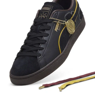 Pre-owned Puma One Piece  X One Piece Suede Sneakers 4 Black Japan