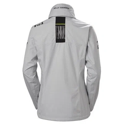 Pre-owned Helly Hansen Jackets Universal Women  W Crew Hooded Jacket 33899853 White