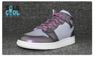 Pre-owned Jordan Nike Air  1 Aj1 Retro Mid Se Metallic Purple Shoes Av5174-400