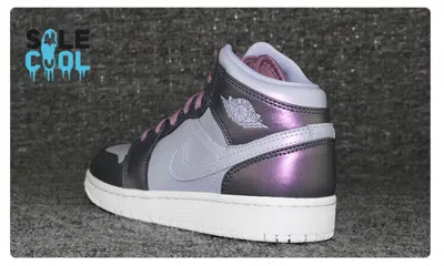Pre-owned Jordan Nike Air  1 Aj1 Retro Mid Se Metallic Purple Shoes Av5174-400