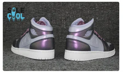 Pre-owned Jordan Nike Air  1 Aj1 Retro Mid Se Metallic Purple Shoes Av5174-400