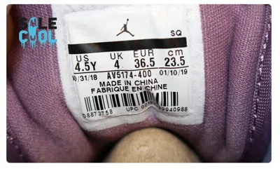 Pre-owned Jordan Nike Air  1 Aj1 Retro Mid Se Metallic Purple Shoes Av5174-400