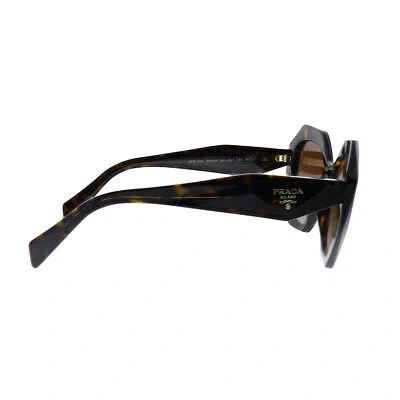 Pre-owned Prada Pr 16ws 2au6s1 Tortoise Plastic Sunglasses Brown Gradient Lens