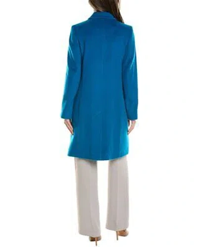 Pre-owned Fleurette Medium Wool-blend Coat Women's In Dusk