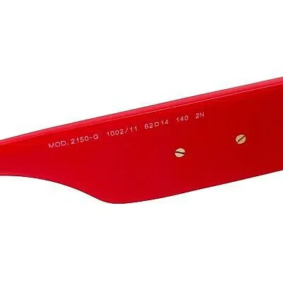 Pre-owned Versace Sunglasses Mod.2150-q 1002/11 Authentic In Red