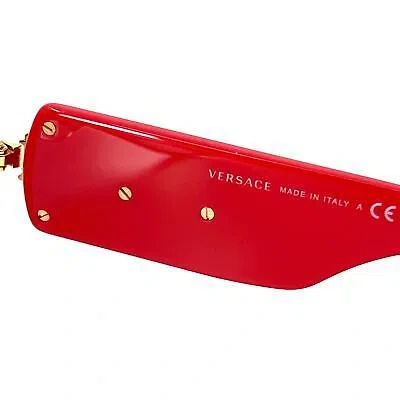 Pre-owned Versace Sunglasses Mod.2150-q 1002/11 Authentic In Red