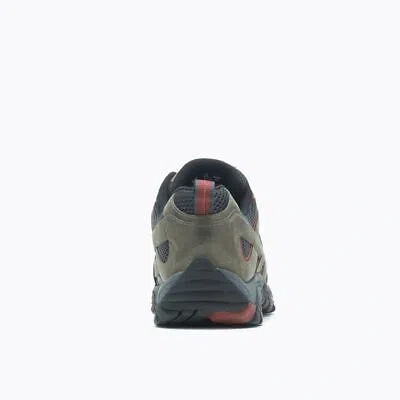 Pre-owned Merrell Work Men's Moab Vertex Vent Composite Toe Work Shoe Pewter - J11121 In Silver