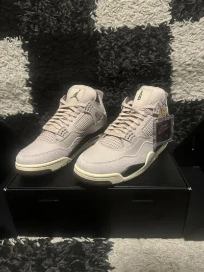 Pre-owned Jordan Size 12 - A Ma Maniére X Air  4 Retro While You Were Sleeping W (10.5 M) In Pink