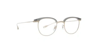 Pre-owned Eyevan Unisex 48mm Smoke Matte Opticals Caravan-smkm-48 In Clear