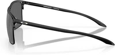 Pre-owned Oakley Holbrook Ti Oo6048 Sunglasses Satin Black Prizm Black Polarized 57mm