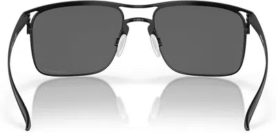 Pre-owned Oakley Holbrook Ti Oo6048 Sunglasses Satin Black Prizm Black Polarized 57mm