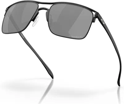 Pre-owned Oakley Holbrook Ti Oo6048 Sunglasses Satin Black Prizm Black Polarized 57mm