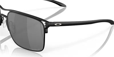 Pre-owned Oakley Holbrook Ti Oo6048 Sunglasses Satin Black Prizm Black Polarized 57mm