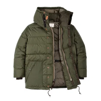 Pre-owned Filson Chilkoot Pass Expedition Down Parka Jacket (850 Fill Power) With Tags In Green