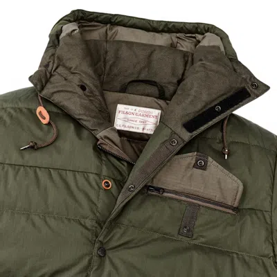Pre-owned Filson Chilkoot Pass Expedition Down Parka Jacket (850 Fill Power) With Tags In Green