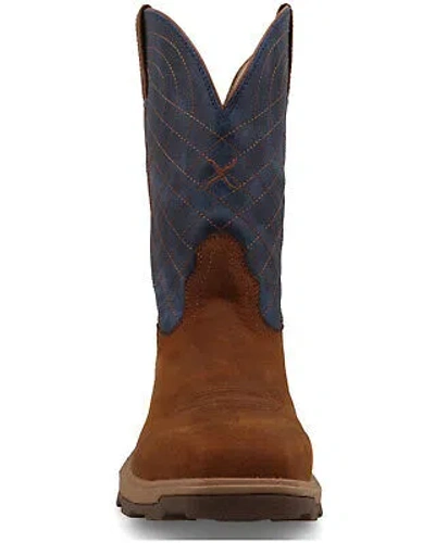 Pre-owned Twisted X Men's 11&quot; Ultralite X&trade; Work Boot - Nano Toe - Muln004 11.5 In Brown