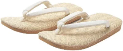 Pre-owned Mizuno Yamato Kobo Collaboration Setta Nippon Sandals 2024 Beige