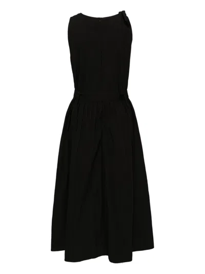 Bambah Poplin Shirt Dress In Black
