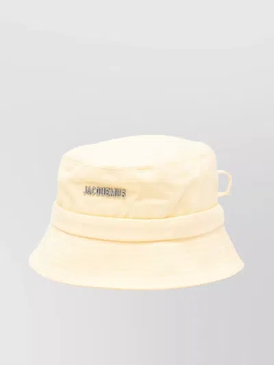 Jacquemus Relaxed Strap Detail Cotton Twill Hat