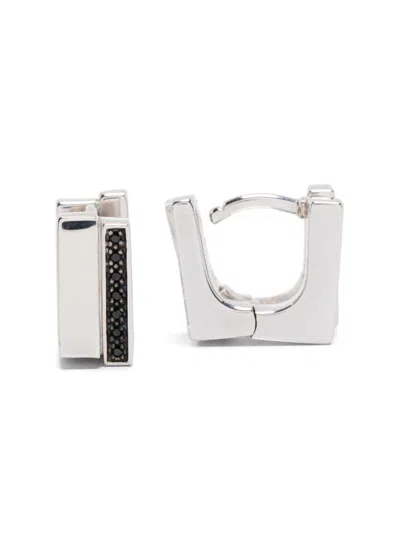Tom Wood Step Huggies Ohrringe In Silber