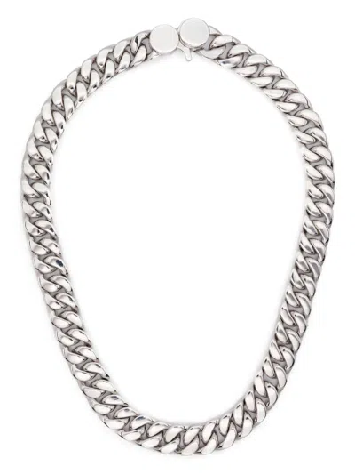 Shop Tom Wood Curb Chain Necklace In Silber