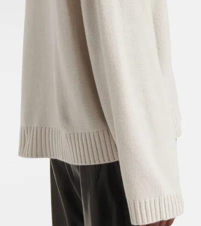 Brunello Cucinelli Cashmere Sweater In White