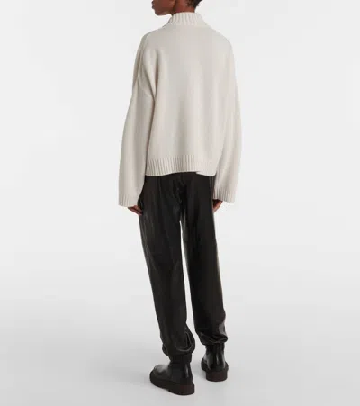 Brunello Cucinelli Cashmere Sweater In White