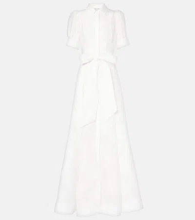 Rebecca Vallance Bridal Recut Printed Gown In White