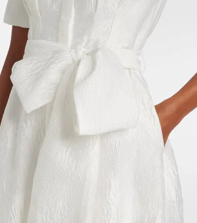 Rebecca Vallance Bridal Recut Printed Gown In White