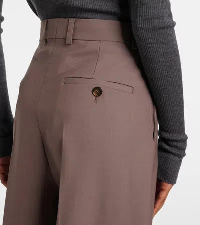 Stella Mccartney Wool Trousers In Grey
