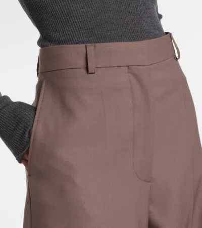 Stella Mccartney Wool Trousers In Grey